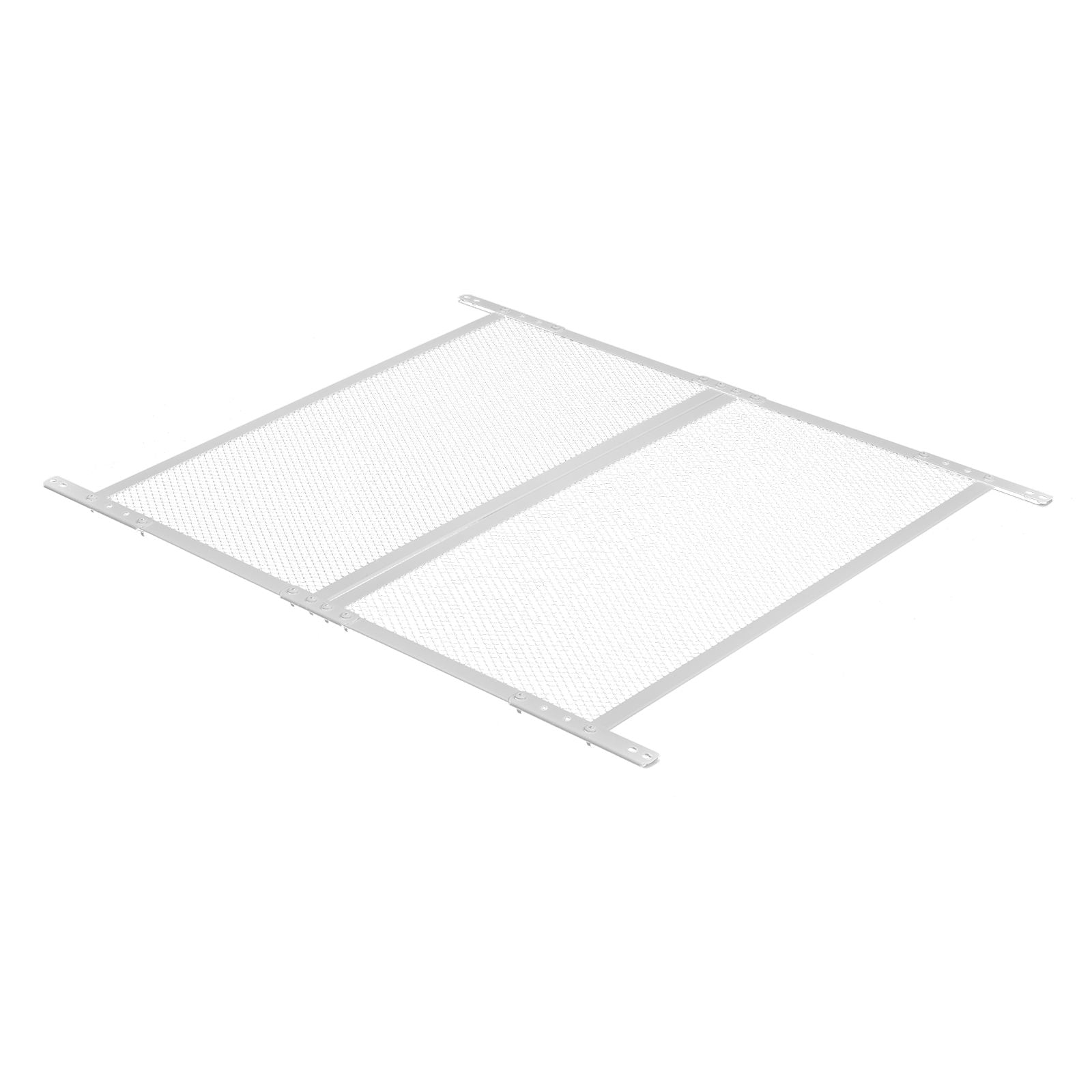 RV Screen Door Protector, 800 x 723.9 mm Door Grille, Easy to Install and Disassemble, Reinforced Breathable Protective Mesh, Aluminum Alloy Camper RV Entry Protector for Pet Protection, White