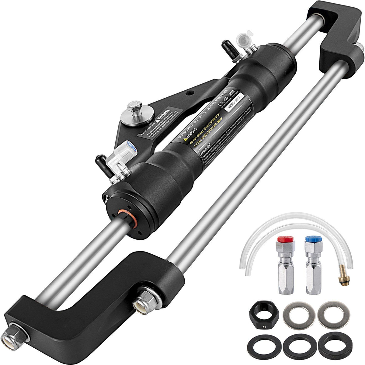 HC5358-3 Front Mount Hydraulic Outboard Steering Cylinder Ram Up To 300HP