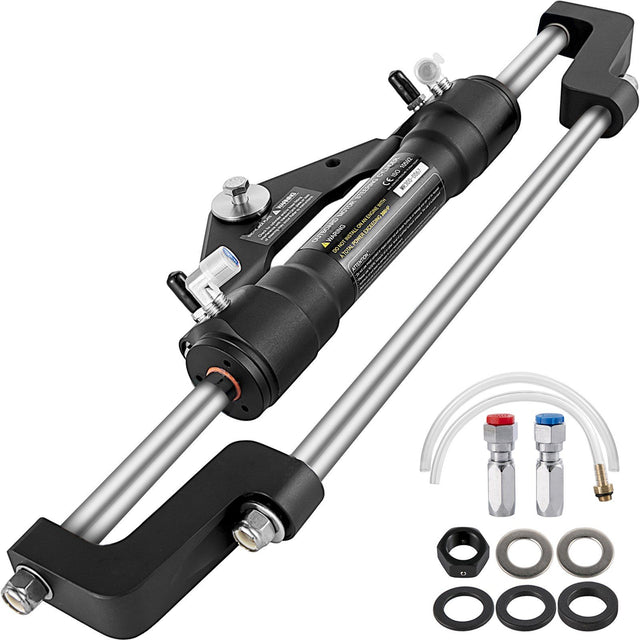 HC5358-3 Front Mount Hydraulic Outboard Steering Cylinder Ram Up To 300HP
