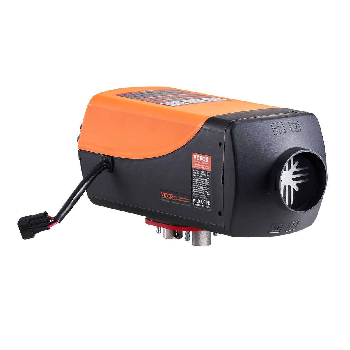 Diesel Air Heater, 8 kW DC12-24V, Fast Heating Diesel Parking Heater with Remote Control and Color Digital Display, 10L Fuel Tank, Low Noise, Voice Announcement, for RV, Truck, Boat and Trailer