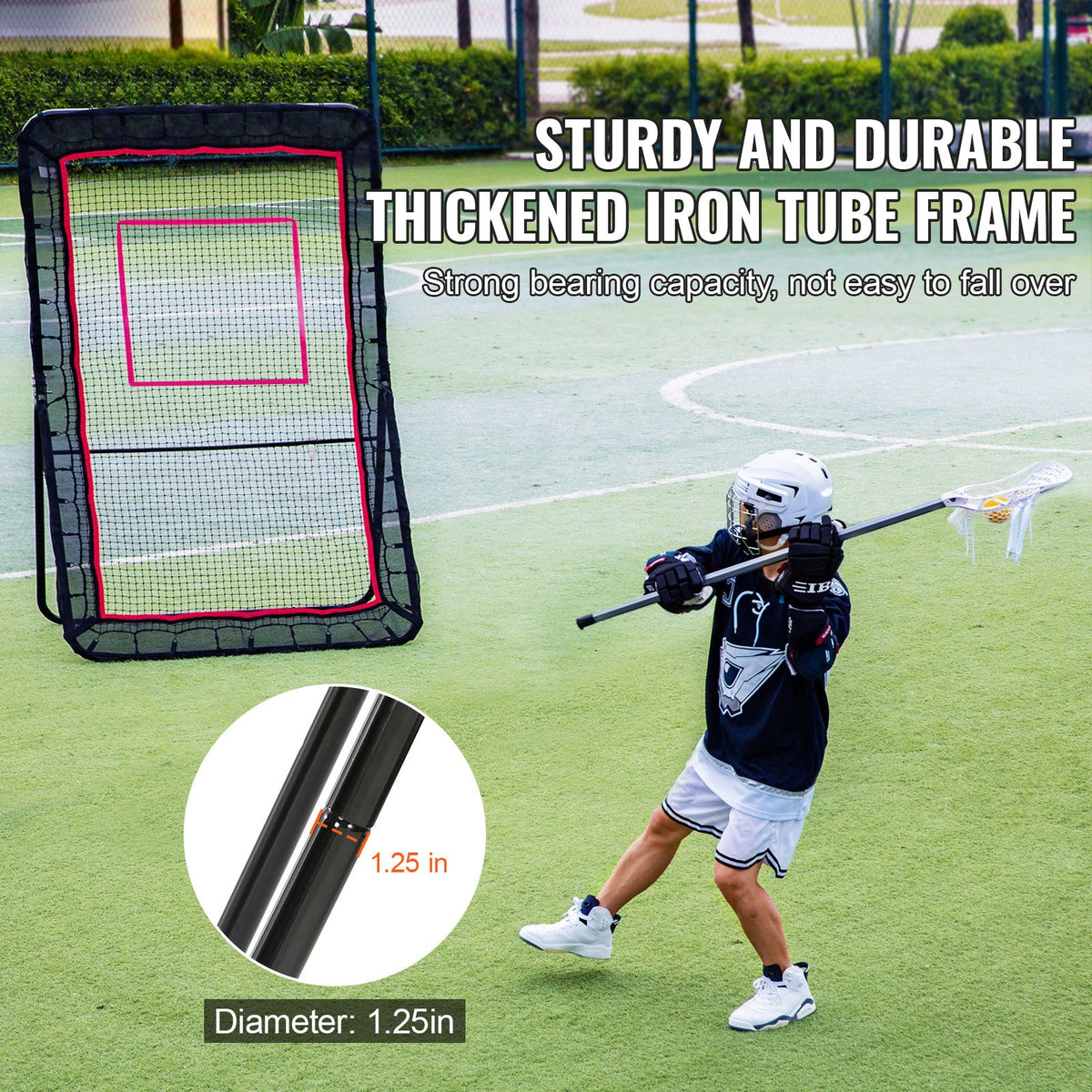 Lacrosse Rebounder for Backyard, 5x7 Ft Volleyball Bo - V952-ZQGQFDWPEWK5TIDTVV0