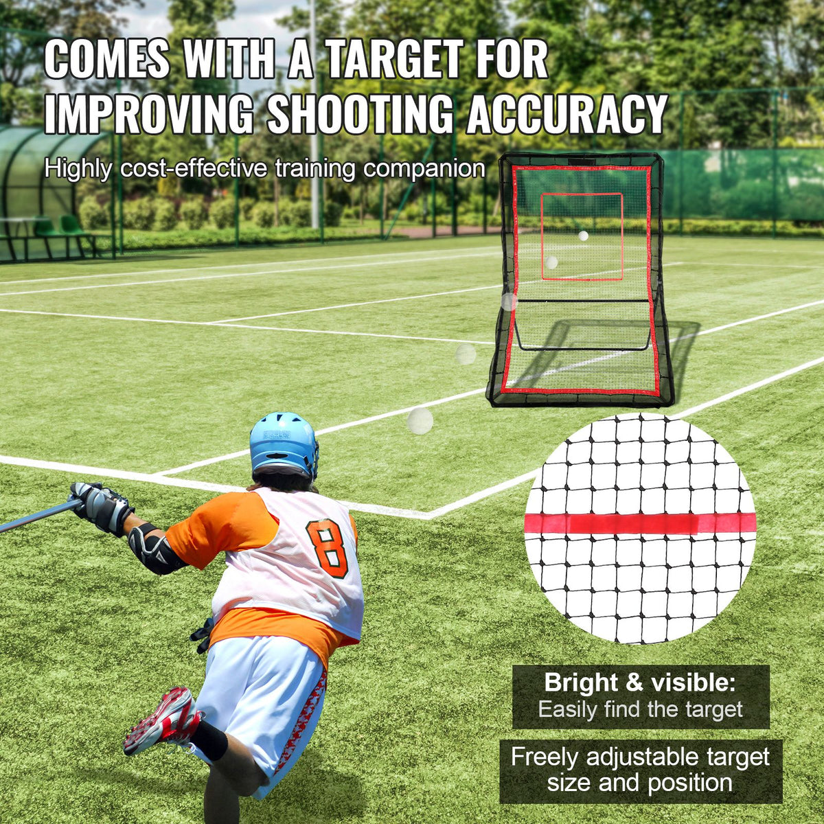 Lacrosse Rebounder for Backyard, 5x7 Ft Volleyball Bo - V952-ZQGQFDWPEWK5TIDTVV0