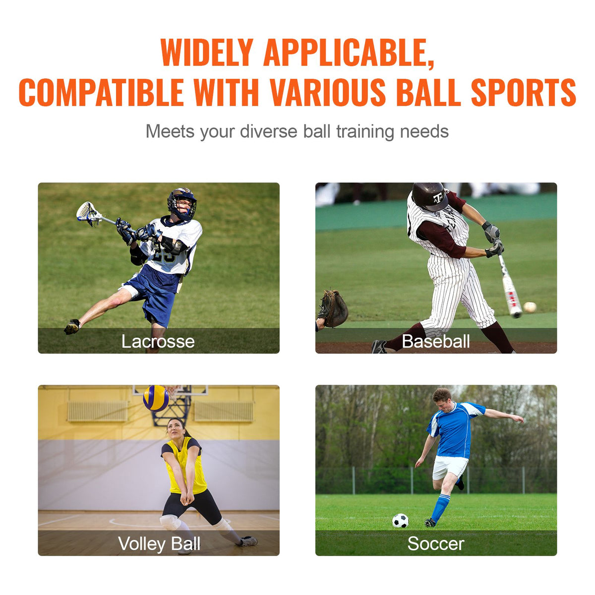 Lacrosse Rebounder for Backyard, 5x7 Ft Volleyball Bo - V952-ZQGQFDWPEWK5TIDTVV0