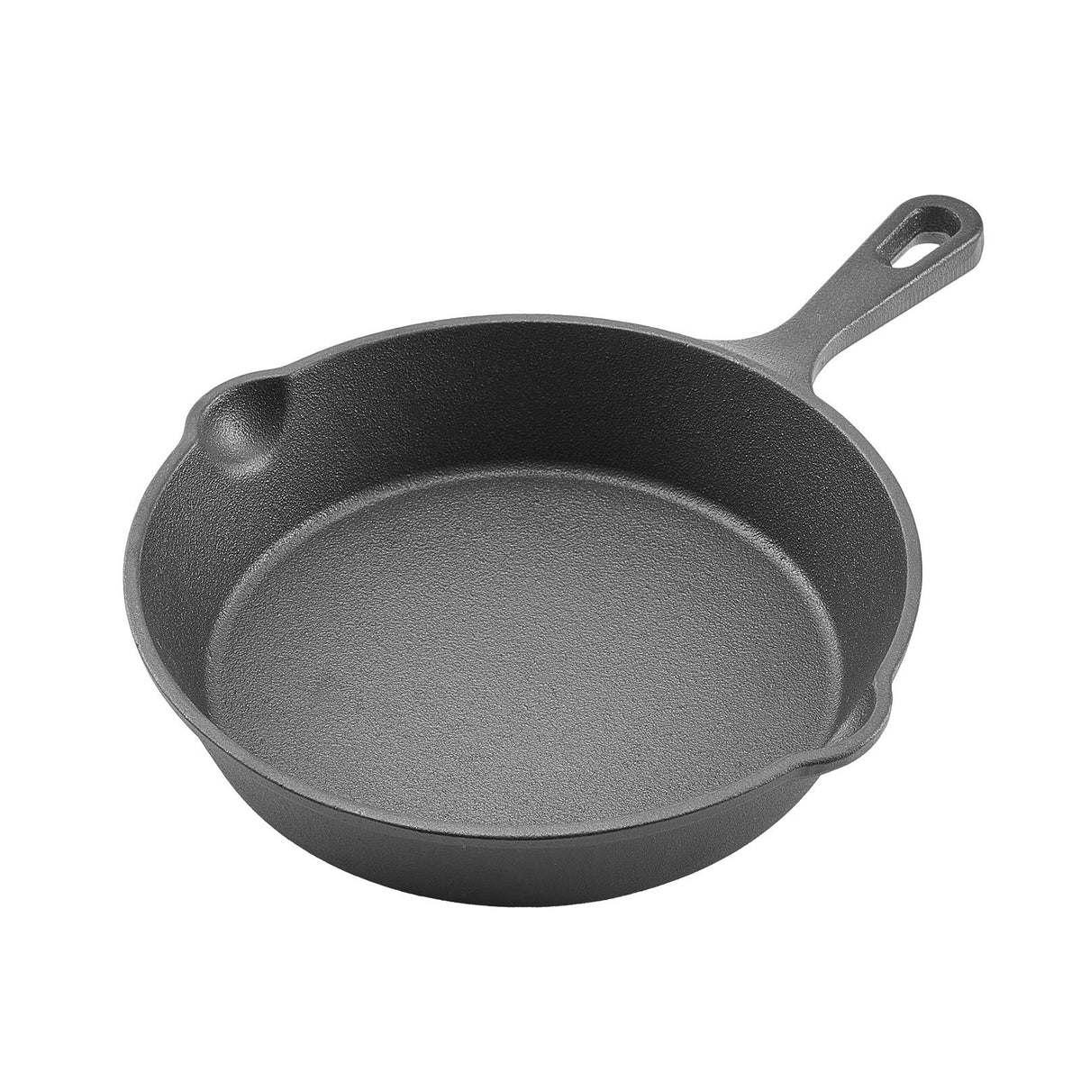 Cast Iron Skillet, 3 Pcs Frying Pan Set (160, 220, 265 mm), Heavy-Duty Skillets with Heat-Resistant Handle, Pre-Seasoned Chef's Pan, Kitchen Cookware, for Oven, Gas, Electrical, Induction, Black