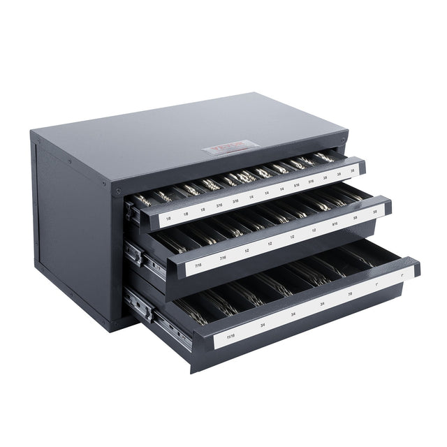 3-Drawer End Mill Dispenser Cabinet 1/8-1in 29 Compartments