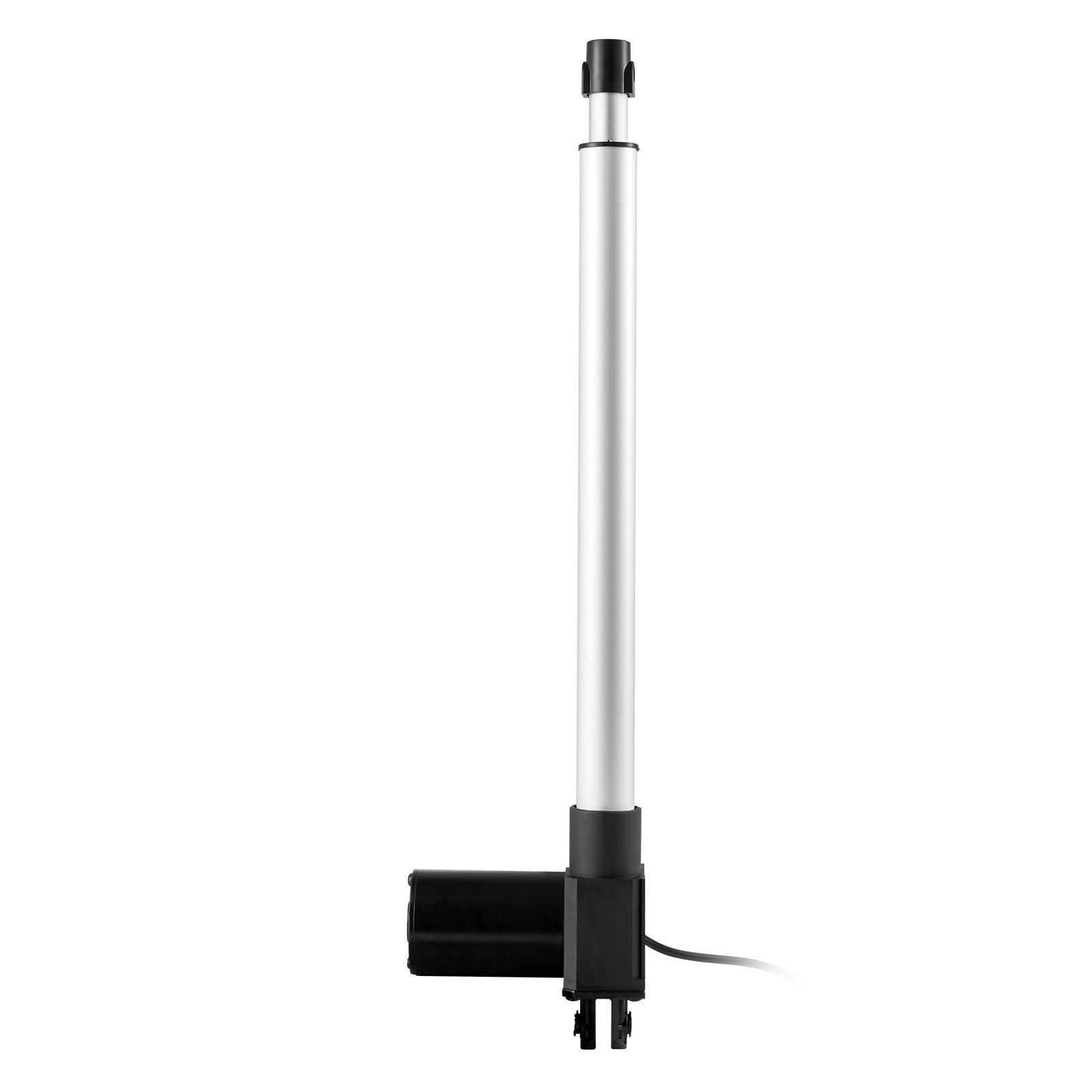 Linear Actuator 12V, 16 Inch Heavy Duty 1320lbs/6000N Linear Actuator, 0.19"/s Linear Motion Actuator with Mounting Bracket & IP44 Protection for Electric Door Industrial Machinery Vessels Cargo