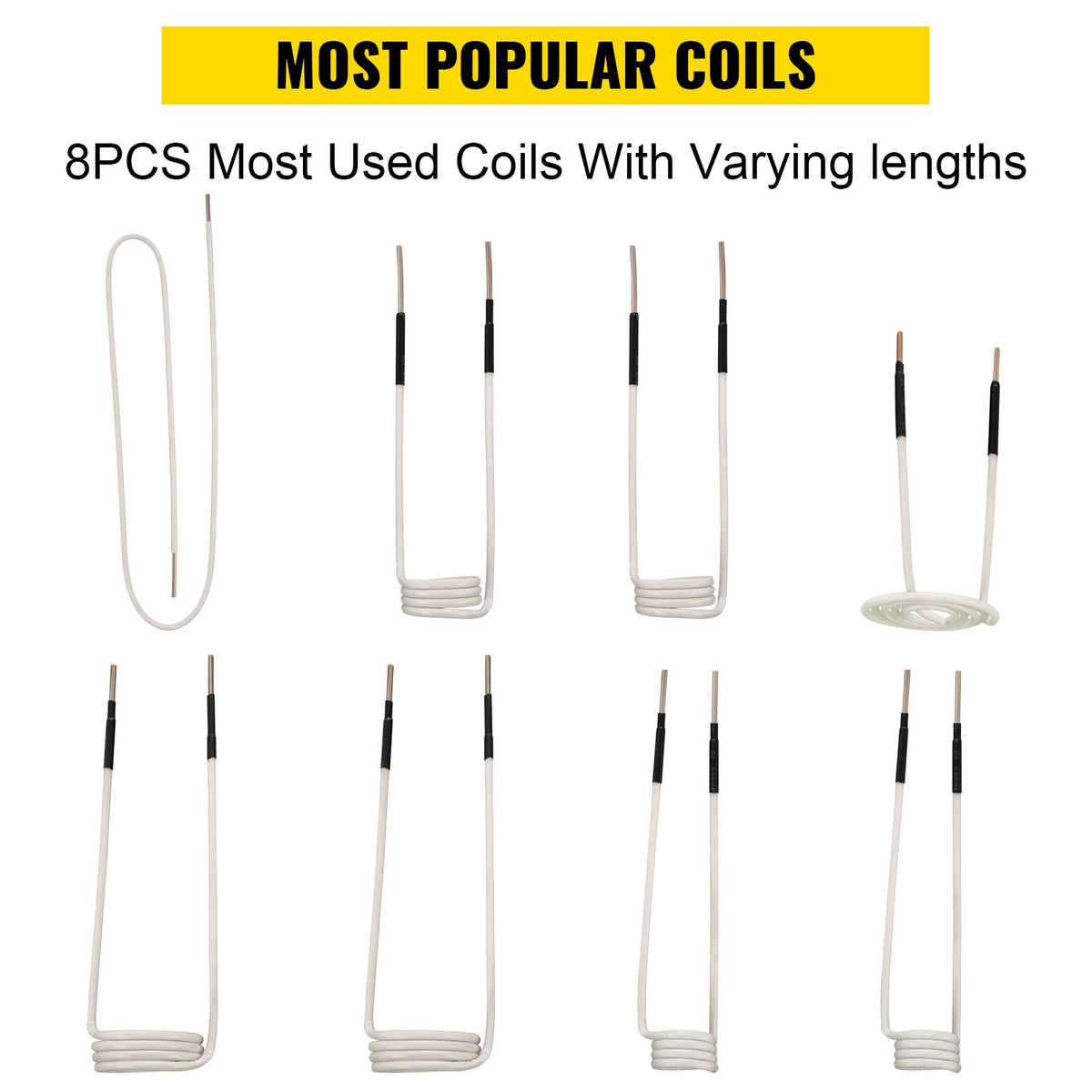 Induction Heater Coil Kit Induction Coils 8PCS For Removing Rusty Bolts