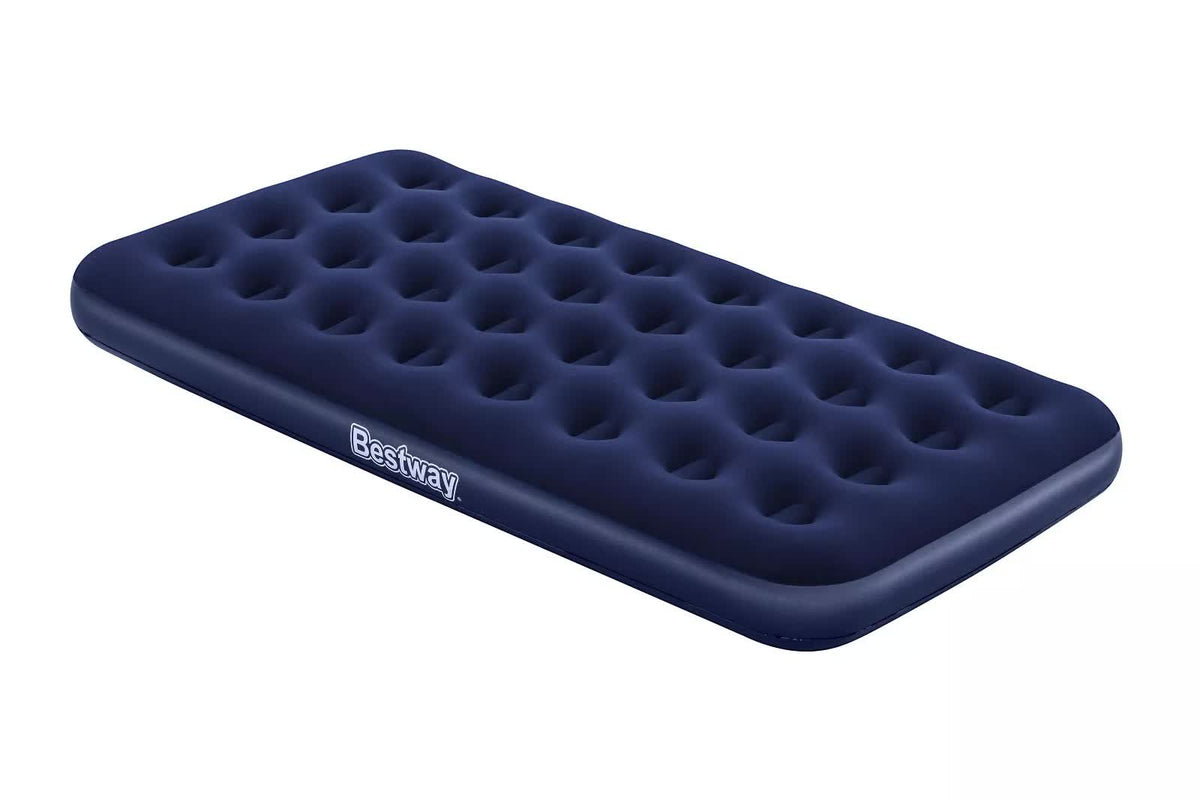 Bestway 1.88m x 99cm x 22cm Air Mattress Twin Indoor/Outdoor Heavy Duty