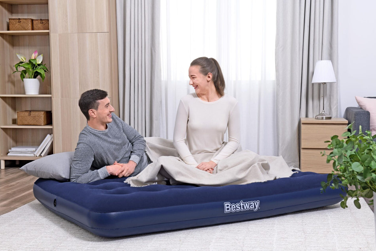 Bestway 1.91m x 1.37m x 22cm Air Mattress Full Inflatable Air Bed