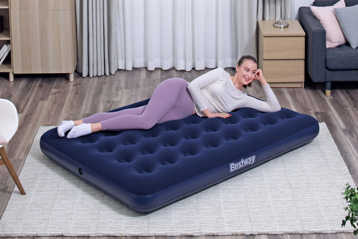 Bestway 1.91m x 1.37m x 22cm Air Mattress Full Inflatable Air Bed