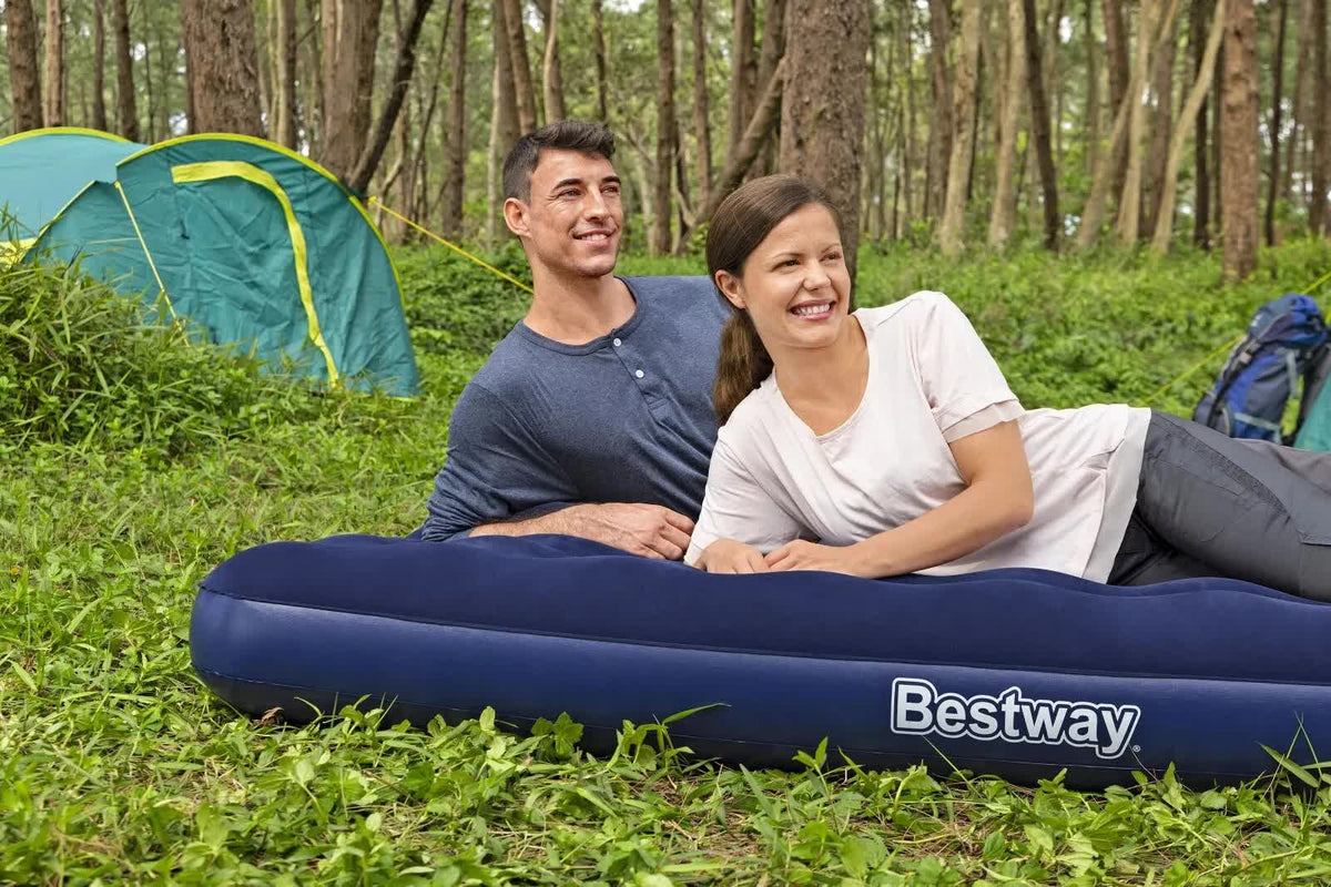 Bestway 2.03m x 1.52m x 22cm Air Mattress Queen Inflatable Air Bed