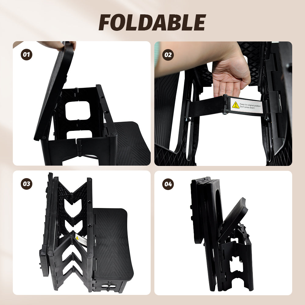 Multipurpose Portable Folding 2 Step Stool Step Stool Kitchen Household Car RV