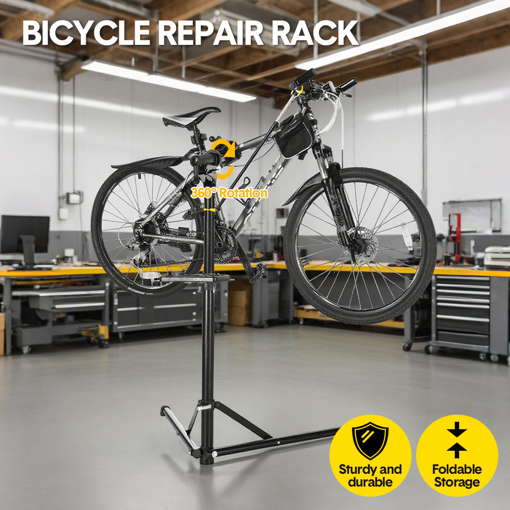 Bike Repair Rack 360 Rotating 40 63Inch Height Bicycle Tray Max Load 60lbs