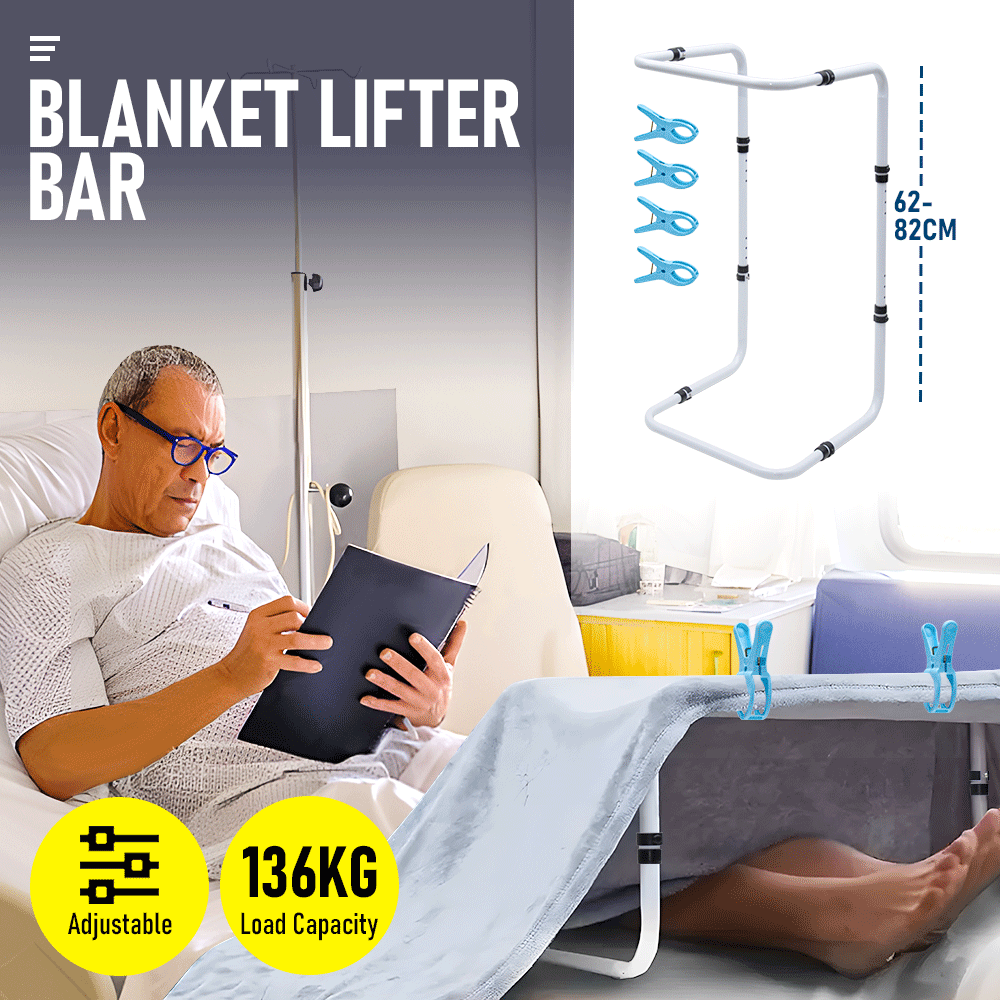 Blanket Lifter Bar Height Feet Tent 136kg 4 Ankle Post Surgery Recovery 62-82cm