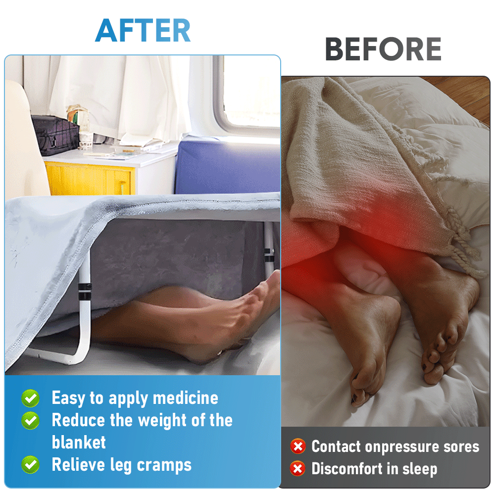 Blanket Lifter Bar Height Feet Tent 136kg 4 Ankle Post Surgery Recovery 62-82cm