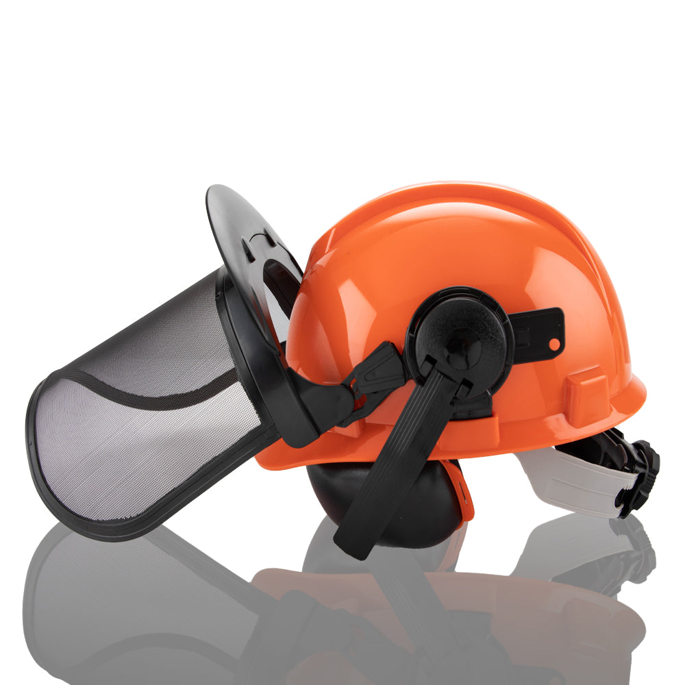 Chainsaw Brushcutter Hard Hat Safety Helmet Face Edge Trimming CE Approved