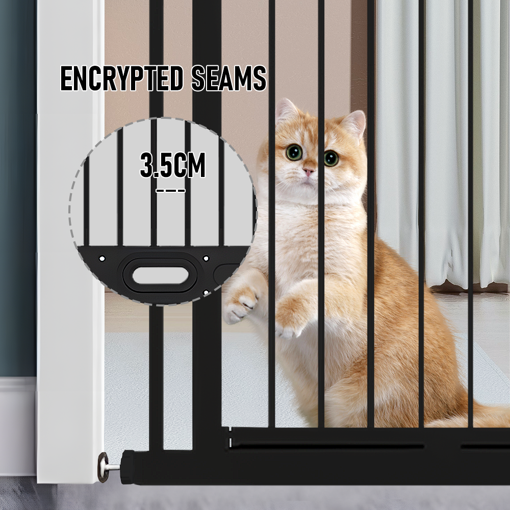 Alston Extra Tall 150cm Baby Pet Security Gate Balck Safety Gate - 626415