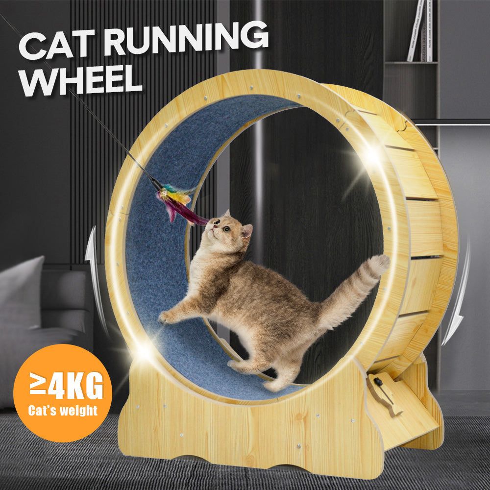 Cat Running Wheel Ultra-Quiet Treadmill Exerciser Anti-Slip - 623138