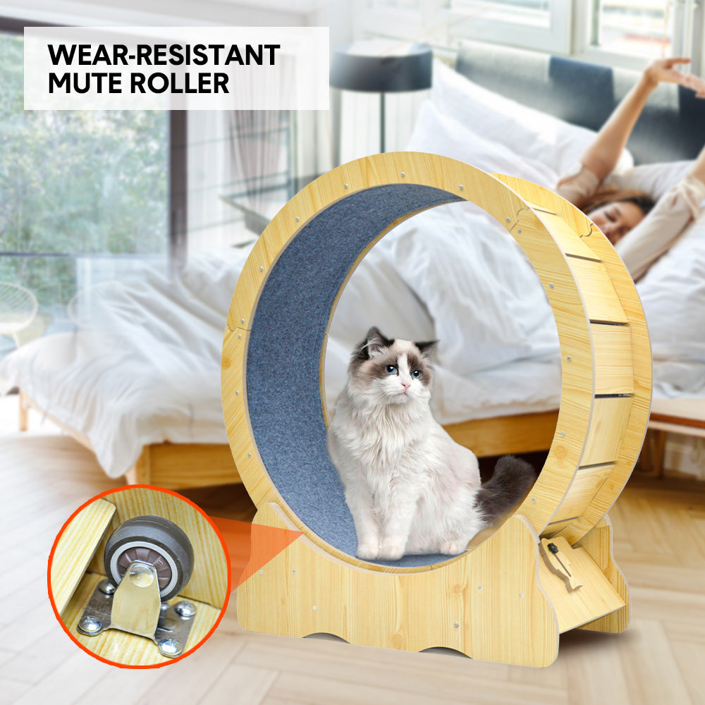 Cat Running Wheel Ultra-Quiet Treadmill Exerciser Anti-Slip - 623138