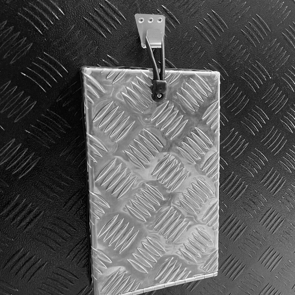 Truma Cowl Cover Silver Universal Aluminum Checker Truma Water Heater 27x15x4cm