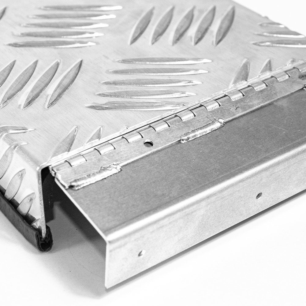 Truma Cowl Cover Silver Universal Aluminum Checker Truma Water Heater 27x15x4cm