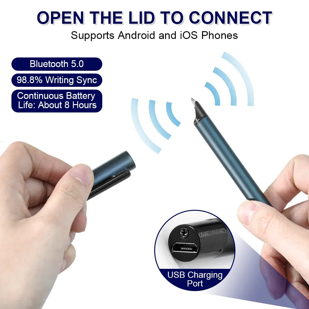 Smart Digital Notebook AI Powered Digital Sync A5 Bluetooth Real Time Sync