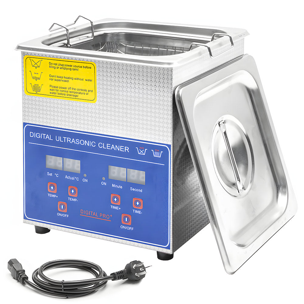 2L Ultrasonic Cleaner Lab Grade Ultrasonic Commercial Jewellery Eyeglass