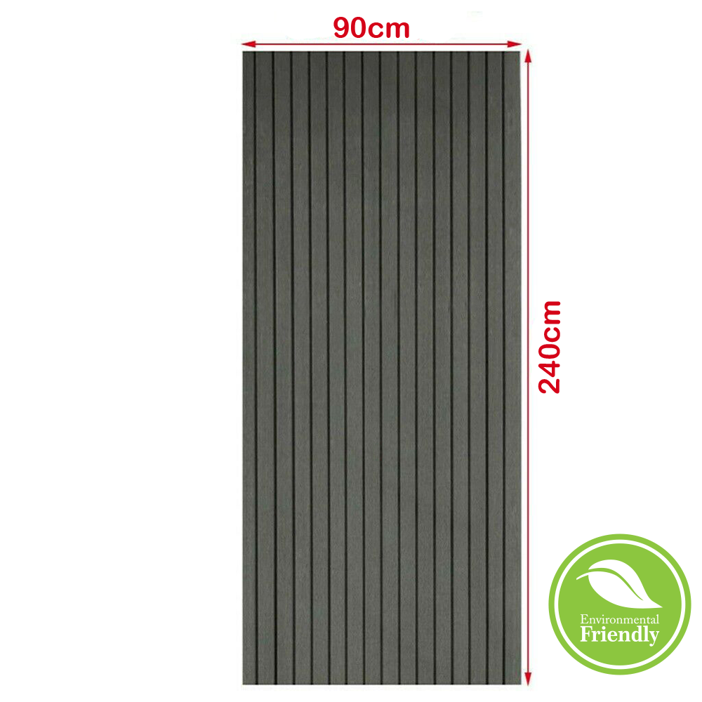 EVA Foam Boat Flooring Mat Decking Boat Flooring Surfboard 240cmx90cm Dark Grey