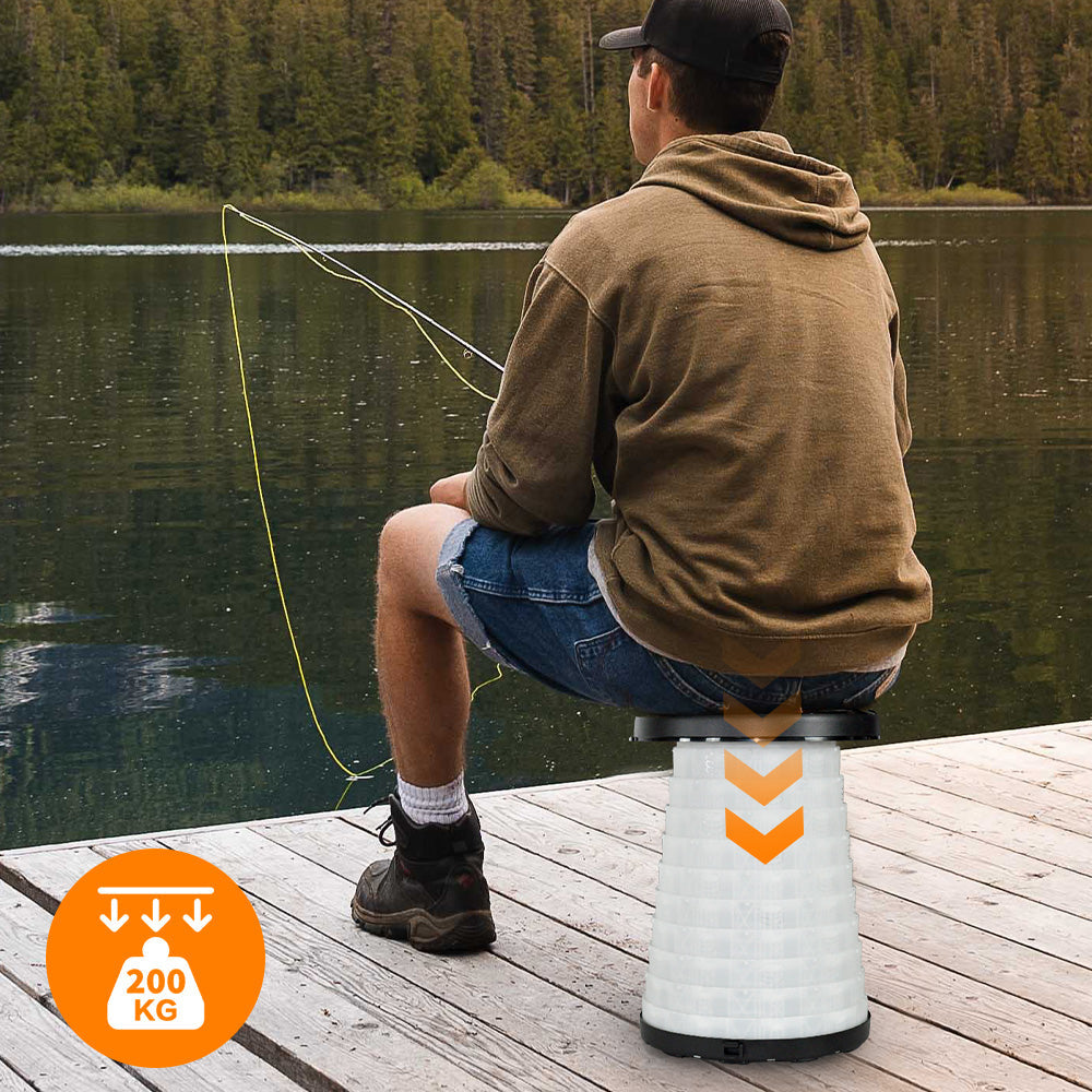 Multi Functional Outdoor Stool Aussie Night Camping Assembly Anti Corrosion PP