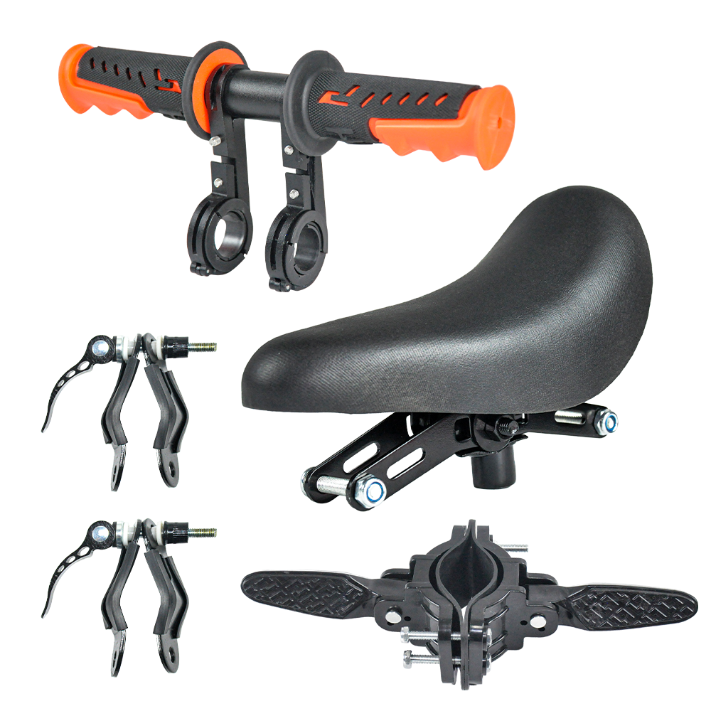 3 In Kids Bike Mounted Front Seat Detachable All Adult Mountain Bikes 1-8 Years