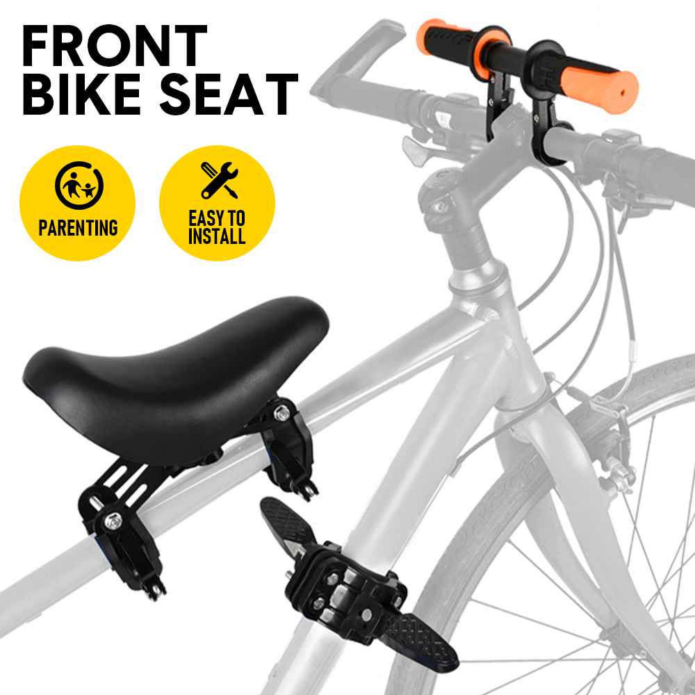 3 In Kids Bike Mounted Front Seat Detachable All Adult Mountain Bikes 1-8 Years