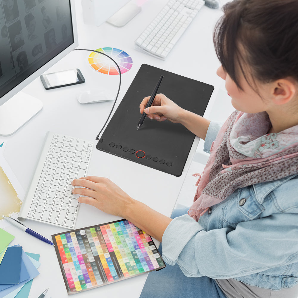 Digital Graphics Tablet Drawing 8192 Large 285x180mm Drawing Designing Teaching