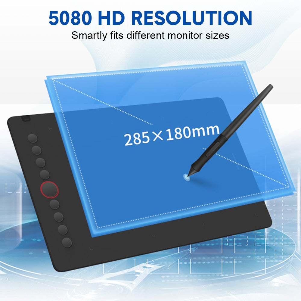 Digital Graphics Tablet Drawing 8192 Large 285x180mm Drawing Designing Teaching