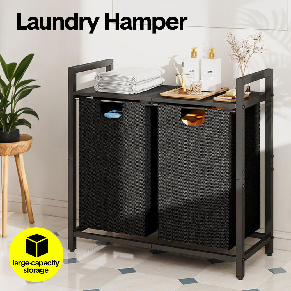Laundry Hamper Basket Metal Laundry 2 Laundry Room Bedroom Bathroom Dorm