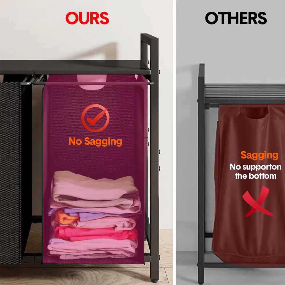 Laundry Hamper Basket Metal Laundry 2 Laundry Room Bedroom Bathroom Dorm