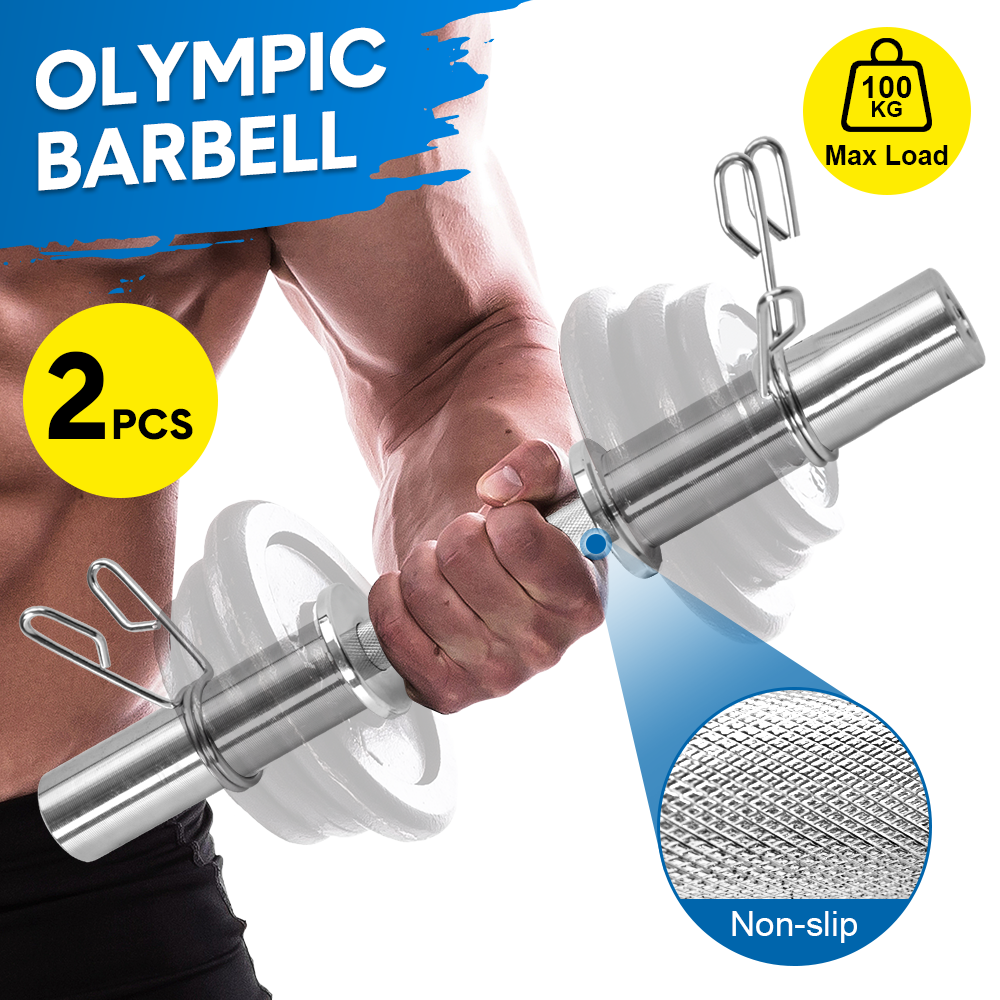 Olympic Barbell Bar 50cm Dumbbell Pair 100kg 2 Olympic Strength Training