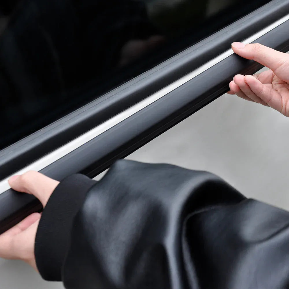 Outer Door Weather Window Modification Accessories Black 4Pcs 2019-2023 Series
