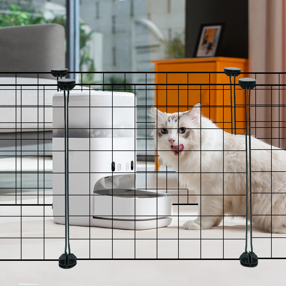 Pet Playpen Foldable Metal Pet Cage Enclosure Puppy Fence 16 Small Turtle Black