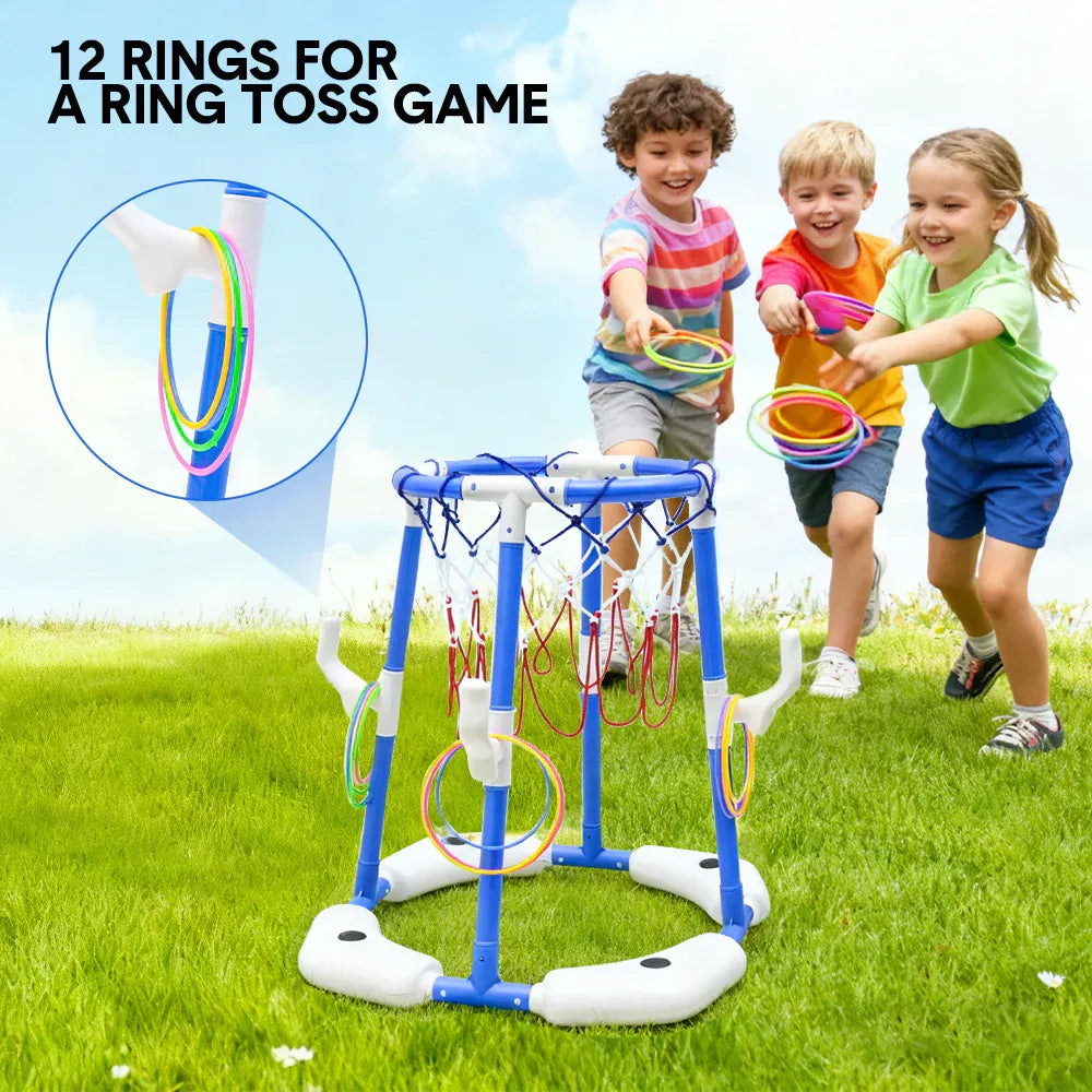 Pool Basketball Hoop Set Floating Swimming Pool Toys Inflatable 4 12 Kids Adults
