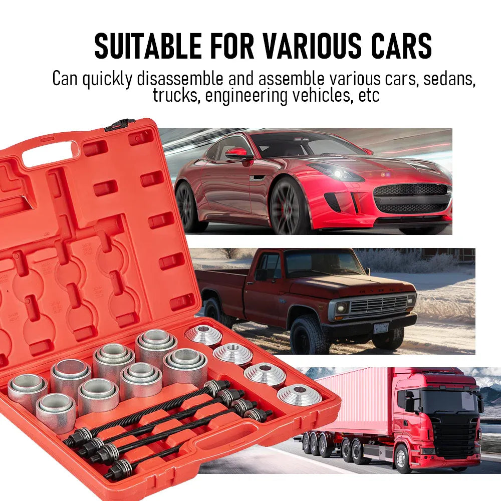 30 PCS Pull & Press Sleeve Kit 45 Steel Removal Installation Kit LCV HGV Engines