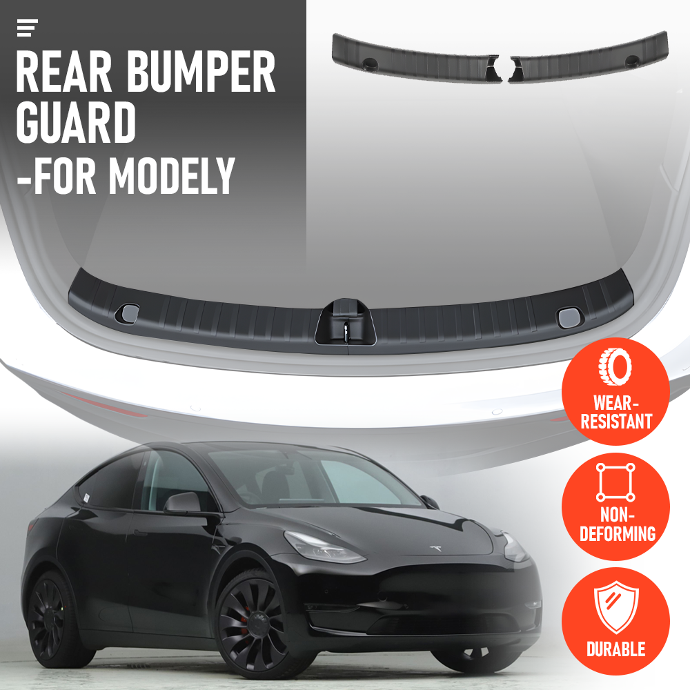 TPE Bumper Guard Custom Fit Tesla Model Y OEM Camping Ready 2022-2023 Trunk