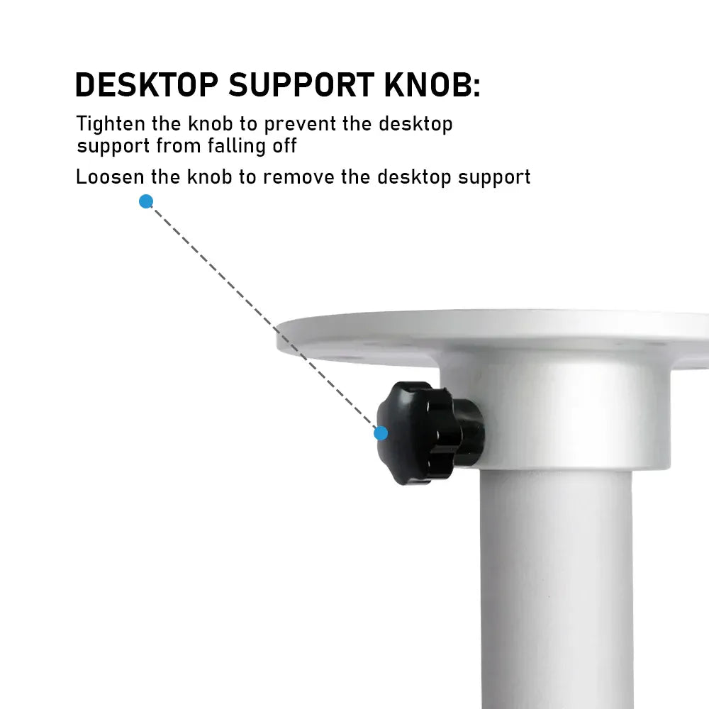 Table Pedestal Telescopic Furniture Leg Height RV Boat Caravan Motorhome 46-70cm