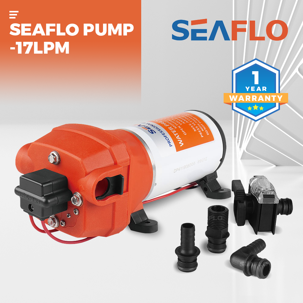 SEAFLO 12V Water Pump Pressure Pump 4.5Gallons Water Boat Yacht