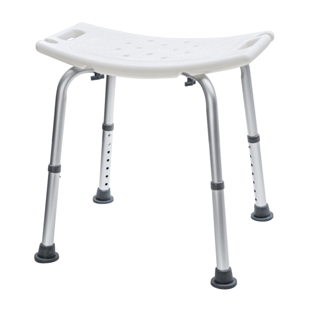 Shower Chair Stable Non Slip Bath Seat Shower Bathroom Max Load 100kg 37-52cm