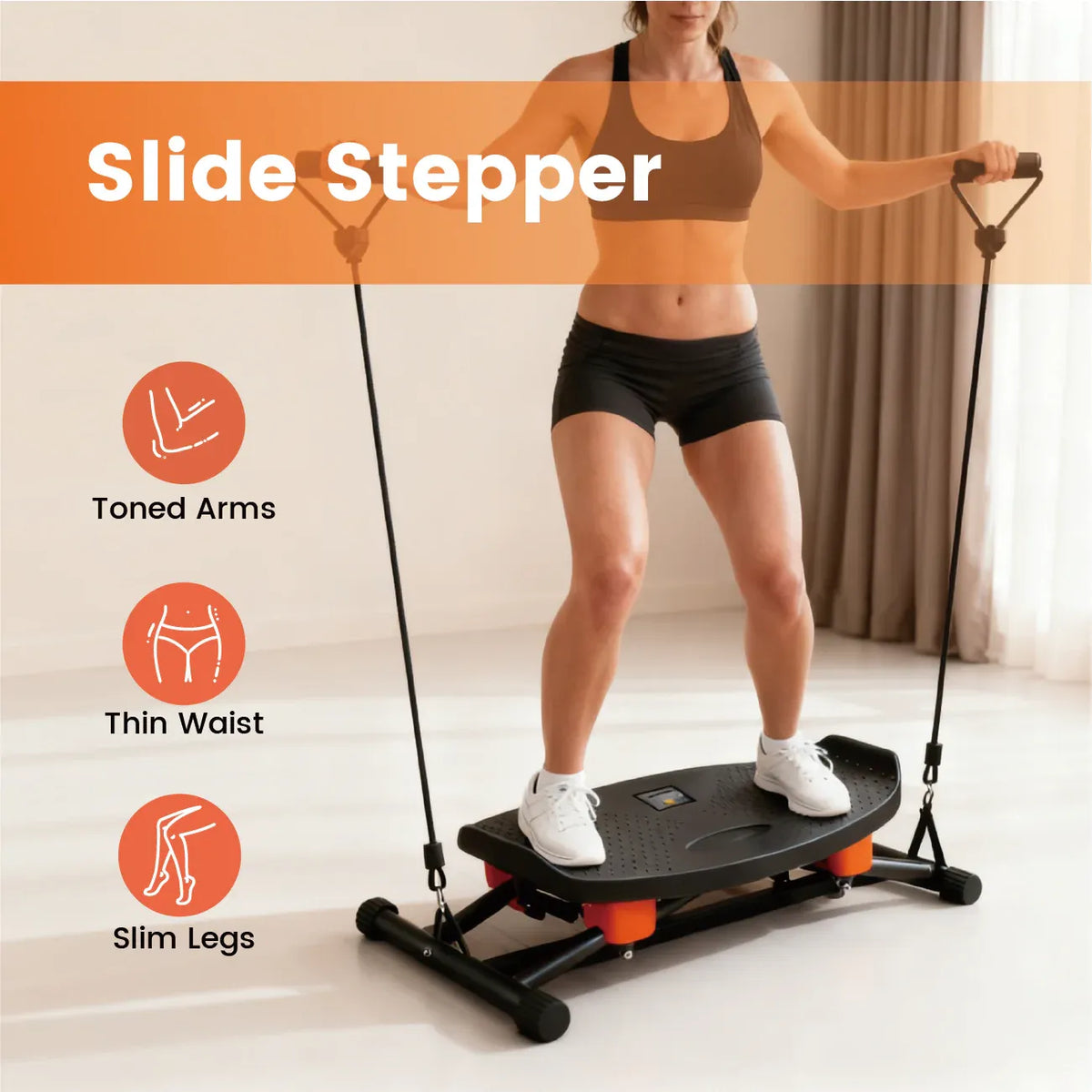 Simulate Ski Training Board Non Slip Training 2 Full Body Fitness Equipment
