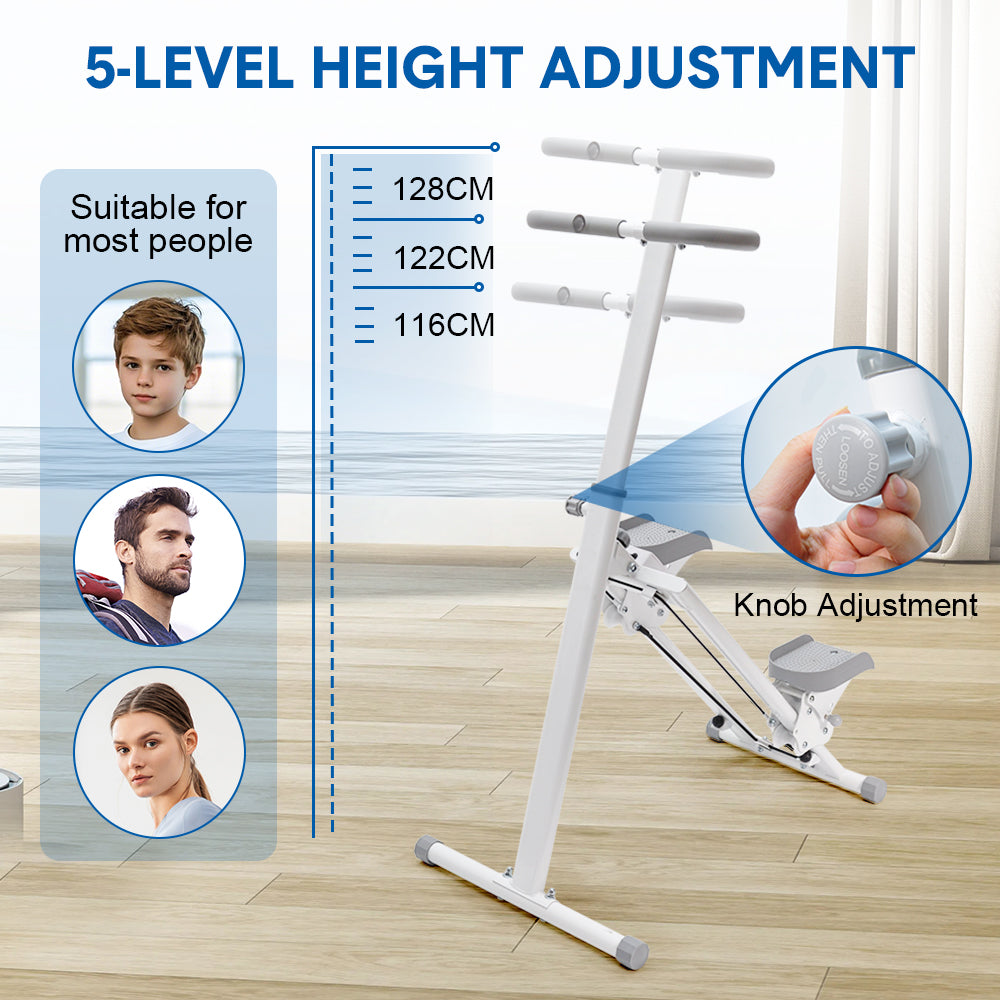 Foldable Stair Stepper for Gym Exercise Height Vertical 150kg Full Body Workout