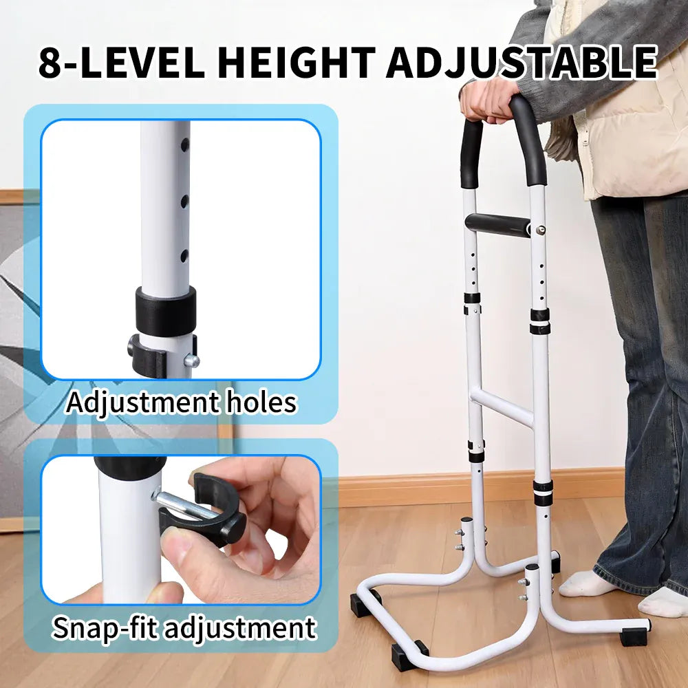 Mobility Standing Aid Aluminium Alloy Handrail Assistance Bearing Capacity 100kg