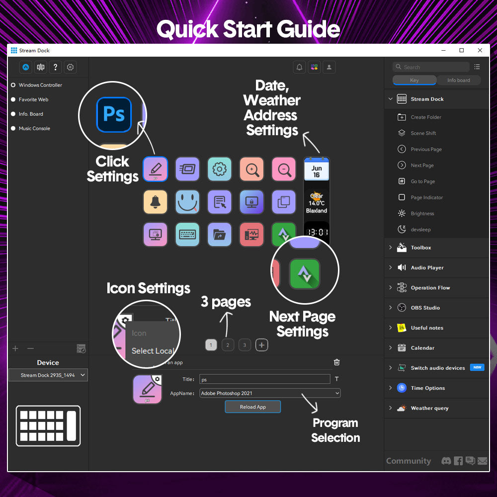 Studio Controller Keyboard Stream Customizable 15 Streaming Studio Work Game
