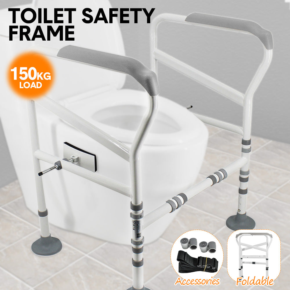 Toilet Frame Support Standing Disability Assist Aid Disabled Max Load 150Kg