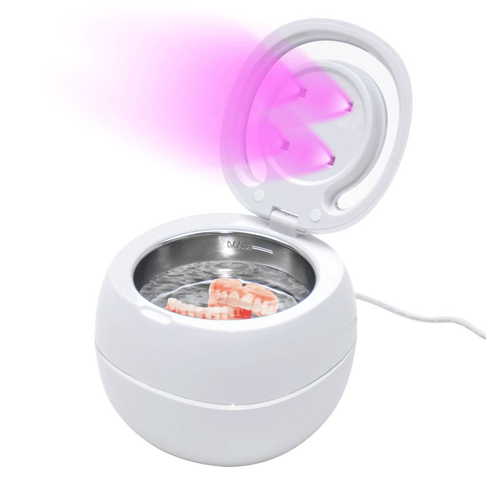 Ultrasonic UV Cleaner 42khz Dual Cleaner Jewellery Cleaning Machine 180-220ml